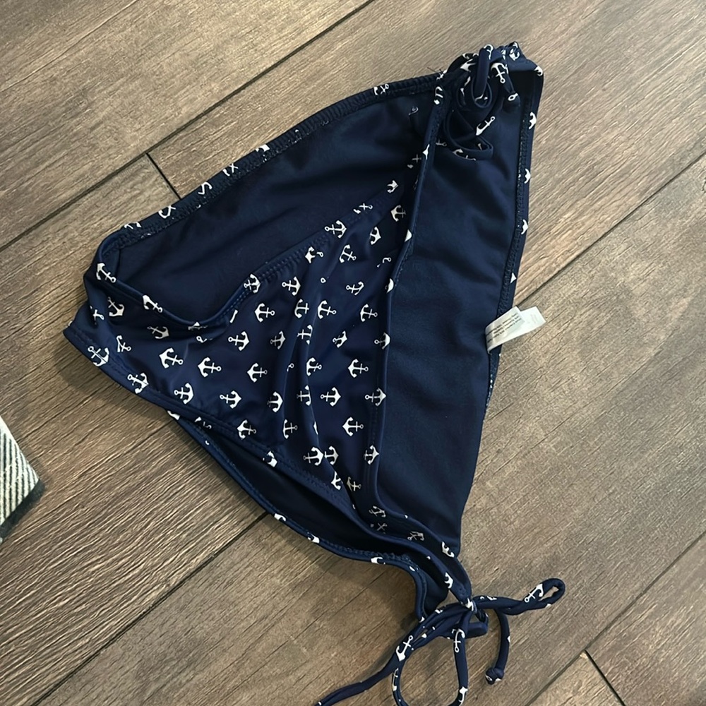 Ardene basic collection tie up Bathing suit bottoms X-Large anchor print,